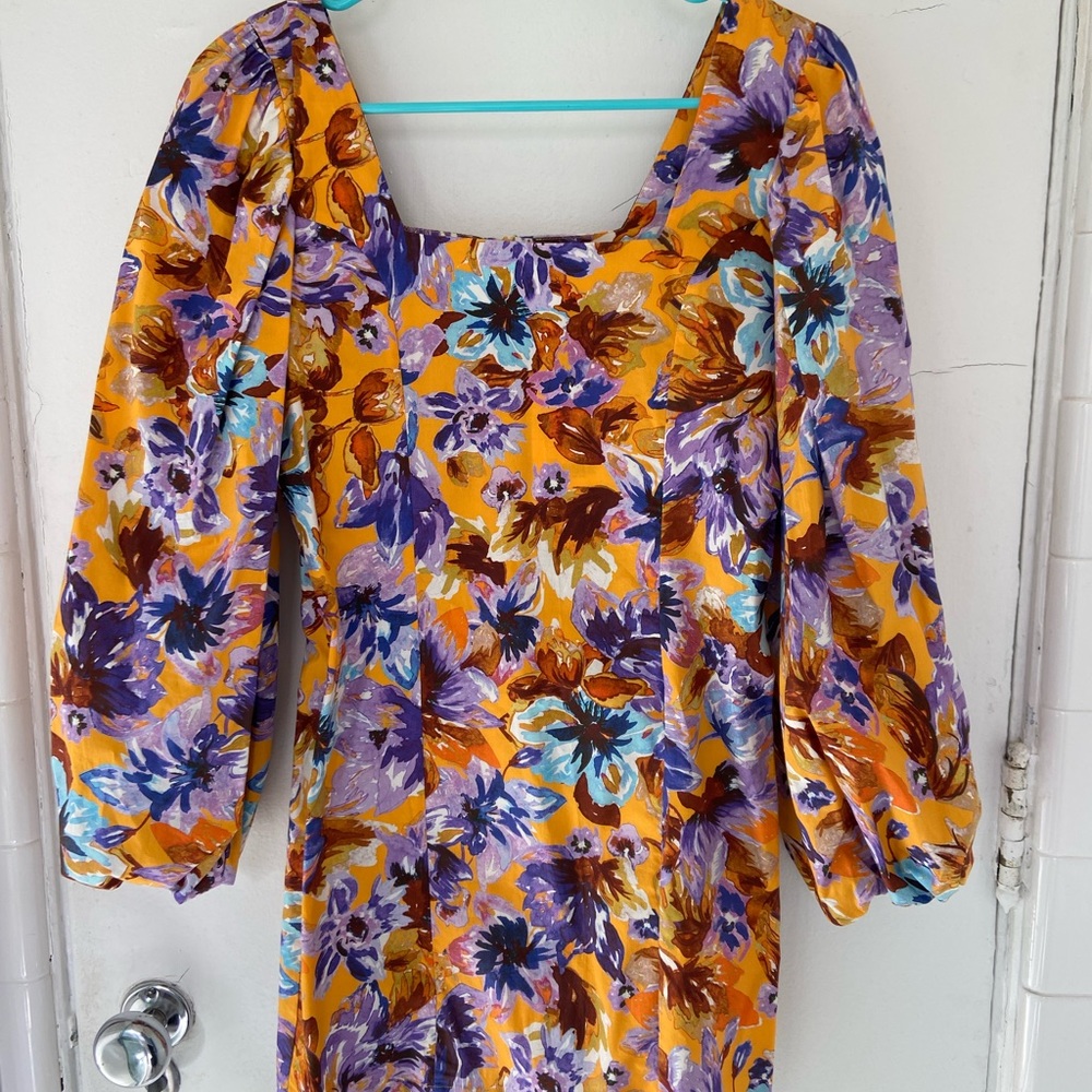 Zara floral dress
